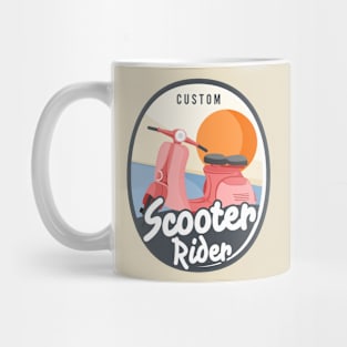 Custom Scooter Rider Mug